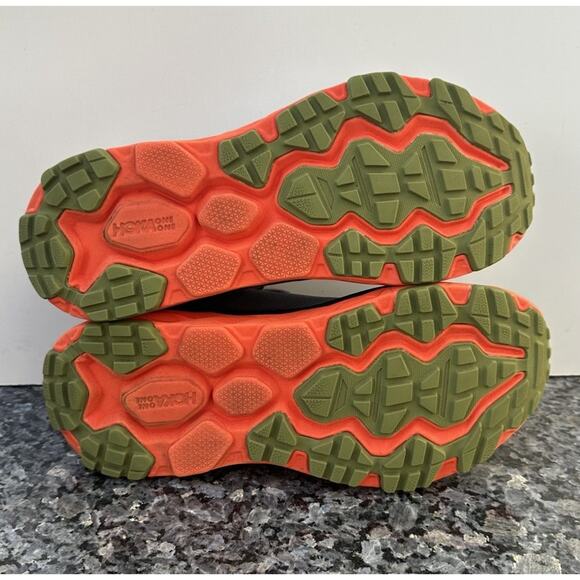 Hoka Challenger ATR 6 Trail Running Shoes Mens Size 11 2E Green Orange Sneakers main image 13